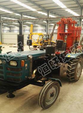 拖TQZ-2011打拉机正反循钻机大口径打井设备100气米井机三轮车载