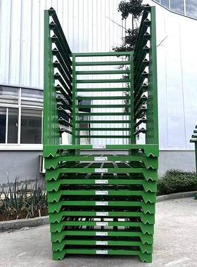 绿色移动重型货架巧架多层架PRO3-4层冷库固周转堆巧垛可堆叠固架