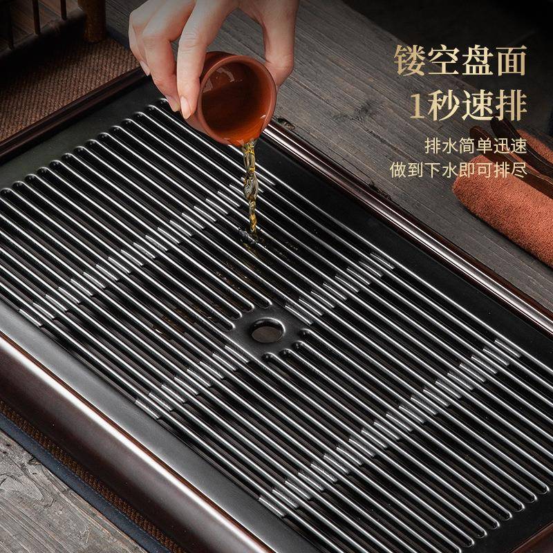 2025新款茶高档轻奢电木木盘实家用茶tfqx3104具泡电茶台胶木沥水