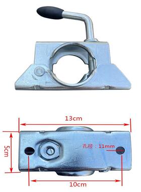 海外热销48mmBZJV管顶摇管夹式轮顶摇欧式导轮量UT拖车前引大从优