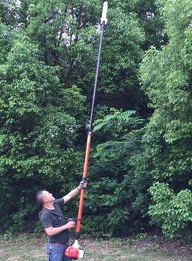 园林力侧852R0D4挂式四冲程汽油高枝油锯动树强劲伐条伐高枝锯高