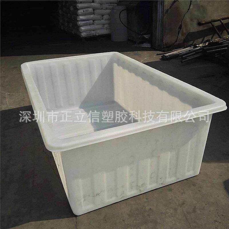 长方箱加厚塑料周转工业物流箱子大号100升胶零形件分类框塑100-5