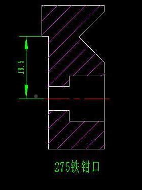 27BRB5切机夹钳口315金属管锯机钳口配件切管机夹钳具压紧圆夹具