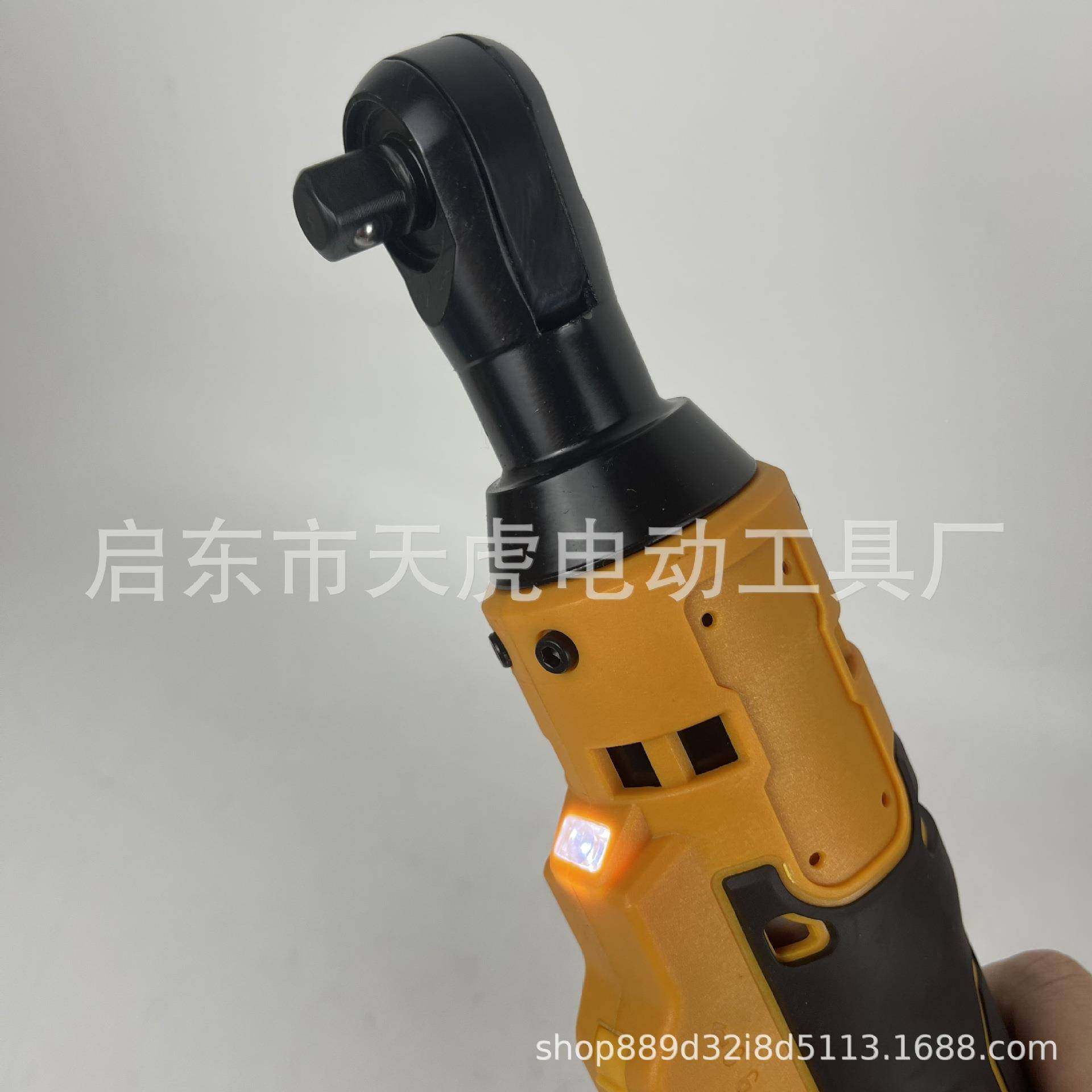 0度直角角向电扳手动SDI充电棘电轮扳手梅花21V锂舞台桁9架安装工