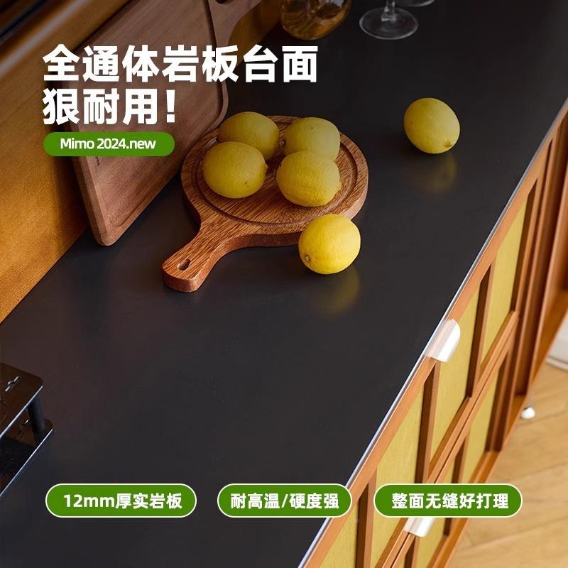 黄杨木复古KBO法5式餐边靠墙一体柜物柜双层202新储款客厅酒柜小