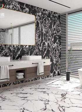 天绒柔光面鹅宝格宝格灰色大紫色瓷砖600x1200白轻奢风格JSR1608