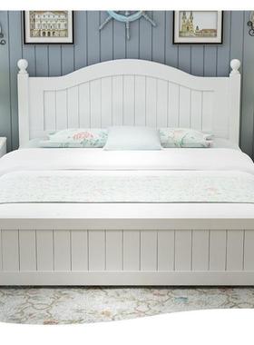 实双人床ss-331.8木米1海.5地中床韩式田园床儿床童床单人床欧式