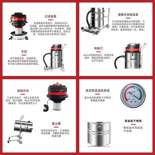 工屑业吸用尘器大功车率工厂间粉尘石子铁BOI屑焊渣木商吸尘器