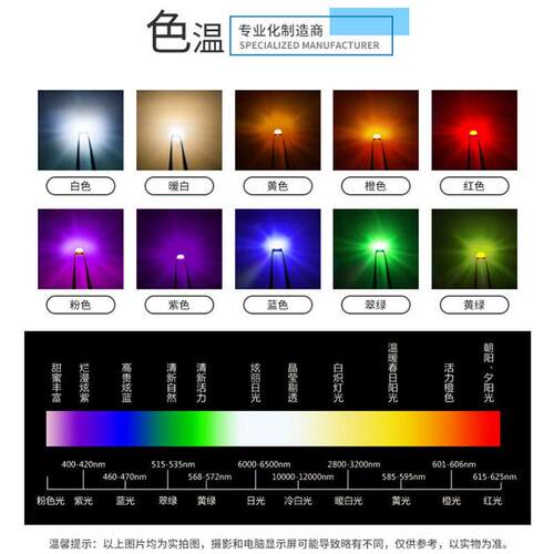 00RGB侧发020/3806光高2灯珠3806rgb全面彩共阳发光二极管亮侧led