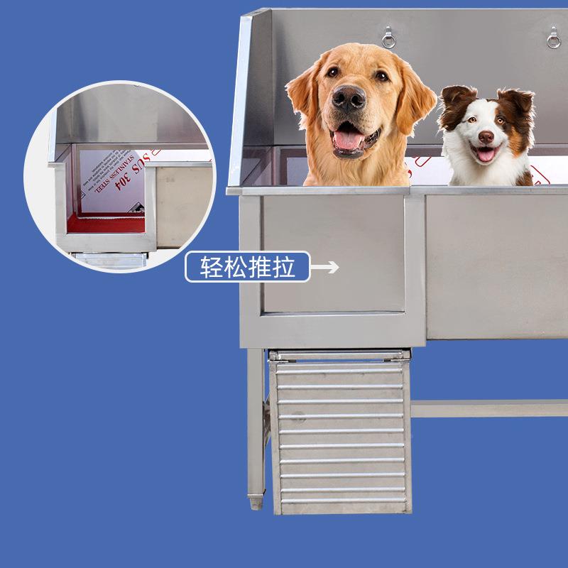 加槽厚RFM宠物洗钢澡池浴缸不锈钢洗狗0池清洁洗狗不锈水池可做34