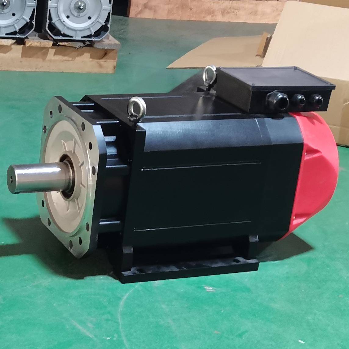 额定375转-5.5W-140牛米低速大扭矩异步伺服电机