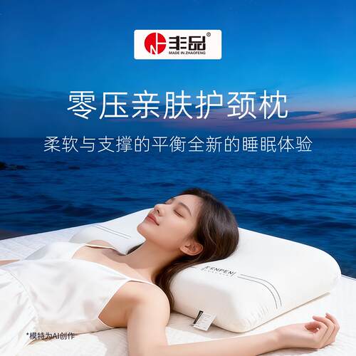 丰品记忆棉枕零压亲肤枕头护颈椎枕芯助眠承托家用深睡枕（T5051
