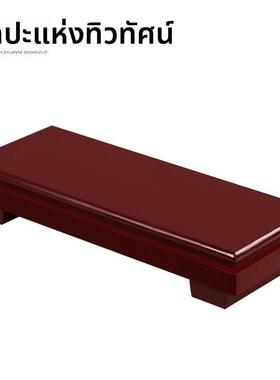 石头奇石底座长方形花瓶盆景佛像玉石观赏石工艺品摆件托架可定做