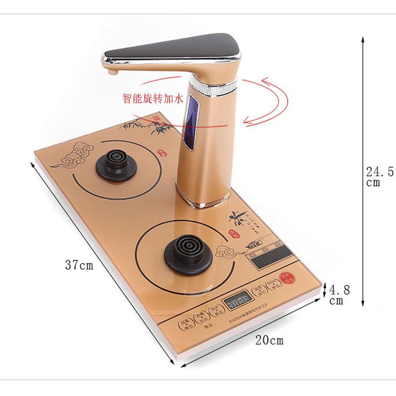 茶台桌泡茶电热水壶茶具嵌入式电磁炉20X37自动加水器烧水壶底座