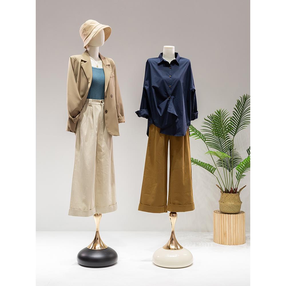 2024新款服装店平肩模特道具女半全身女装衣服橱窗人台模特展示架