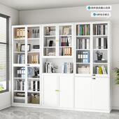 办公室玻璃展示文件柜800宽钢制铁皮书柜资料器械档案凭证收纳柜