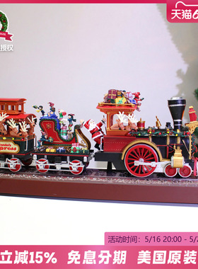 圣诞先生MrChristmas欢乐小火车音乐盒圣诞节八音盒女朋友节日