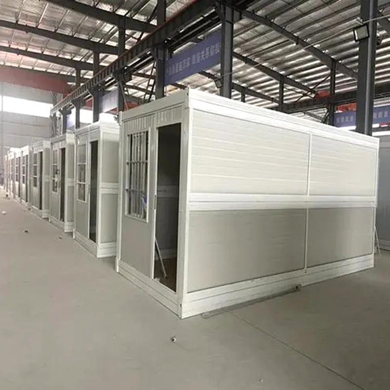 工地折叠箱房住人集成活动板房折叠式集装箱户外方舱疫情隔离房