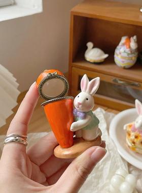 郎行覆古可爱创意陶瓷耳环，戒指，项炼，珠宝收纳盒饰品，女孩的