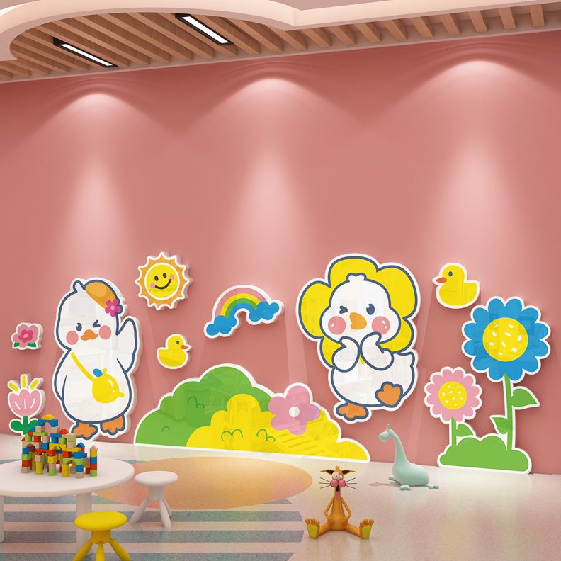 幼儿园环创材料主题墙成品遮丑补洞神器儿童房间布置卧室墙面装饰