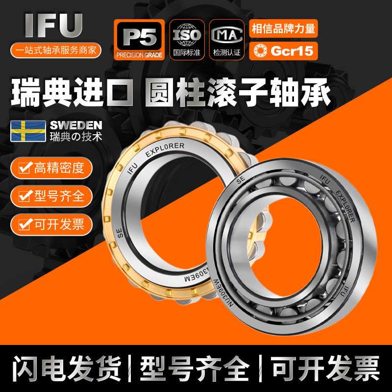 IFU圆柱滚子轴承 NJ209 NU209 NUP209 N209 RN209 ECM ECP EM EW