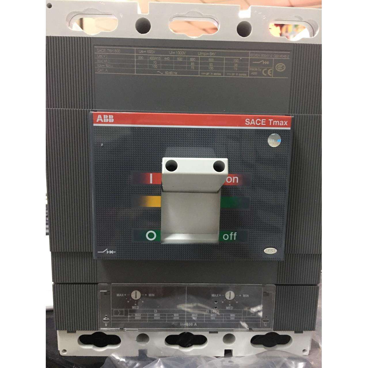 ABB塑壳断路器空气开关T6N/S/H/L800 TMA R