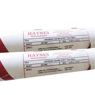 哈氏合金HAYNES 230-W ERNiCrWMo-1镍基合金焊丝 N06231氩弧TIG