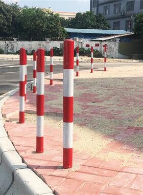 广东交通安全警示定柱 固式预埋地式防撞柱 埋路道安全隔离防护柱