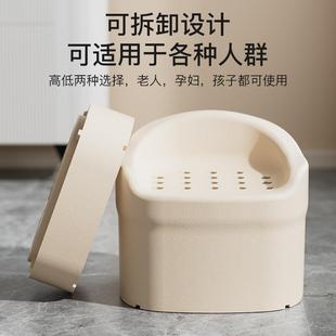 EPP老沙年人澡座椅浴室卫生间洗澡防滑908沐发浴凳洗孕妇老人洗澡