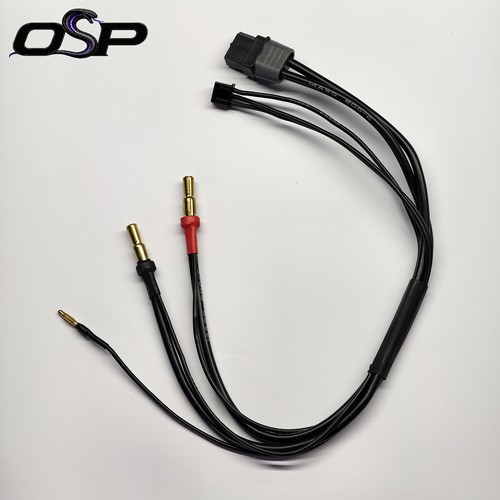 OSP 2S硬壳锂电池30CM平衡充电线 镀金4/5mm香蕉头 XT60 RC模型