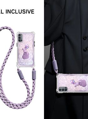 适用oppoReno4手机壳pdpm00新款Reno4pro软硅胶PDNM00保护套OPPO5G全包边防摔rneo四角挂绳opopreno4潮女卡通