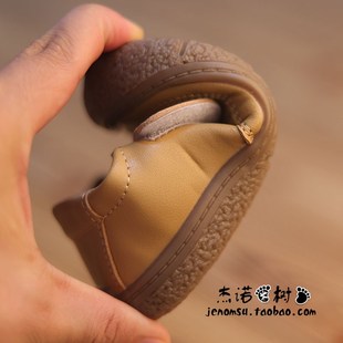 小童0 英倫風嬰兒軟底女寶皮鞋 2024春新款 3歲單鞋 男童豆豆鞋