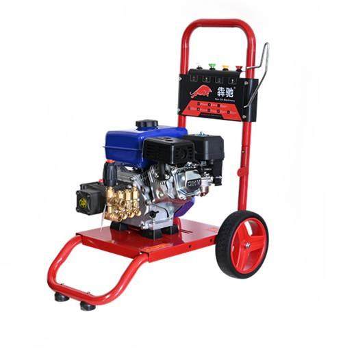 高压清洗机汽油动力7.5HP150公斤压力商用家用型手推移动式洗车机