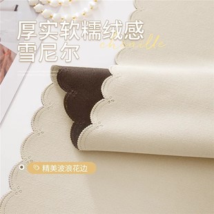 窗幔帘头全遮光顶部防漏光自粘卧室窗帘遮光条家居雪尼尔花边简易