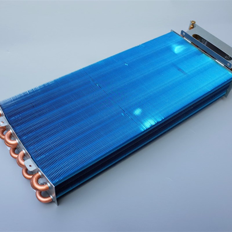 风机盘管表冷器铜管冷凝蒸发器中央空调铝箔散热器水暖Z空调换热