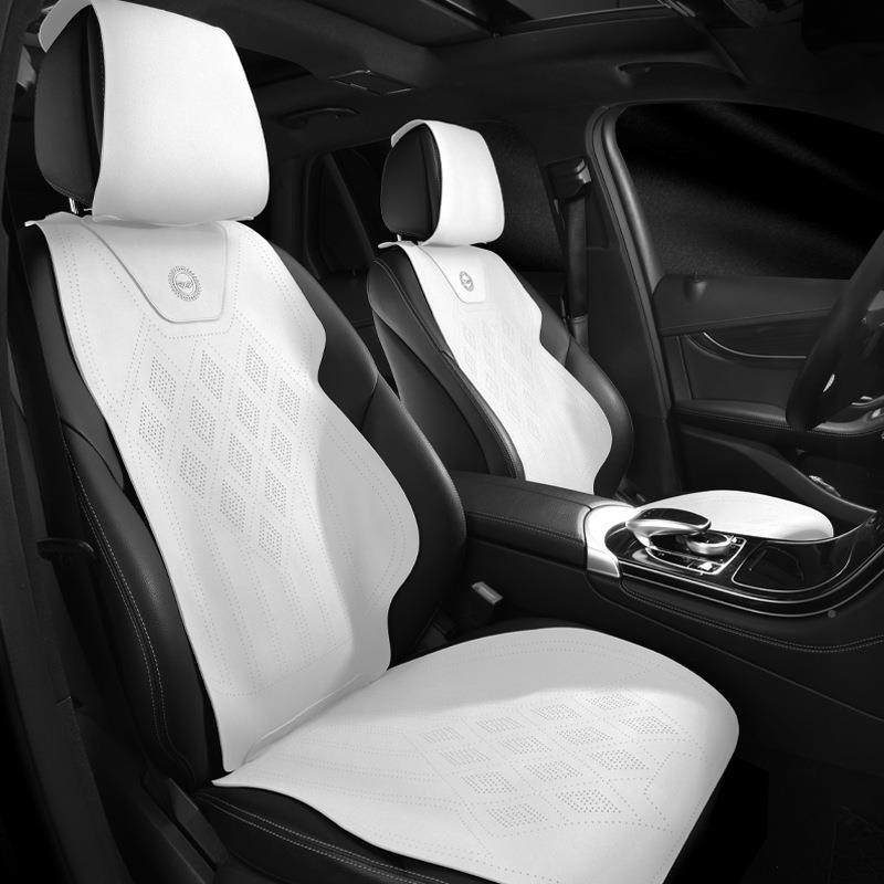 汽车坐垫座皮四季通用翻毛改装车内座套马小蛮腰鞍垫座椅套VTX半