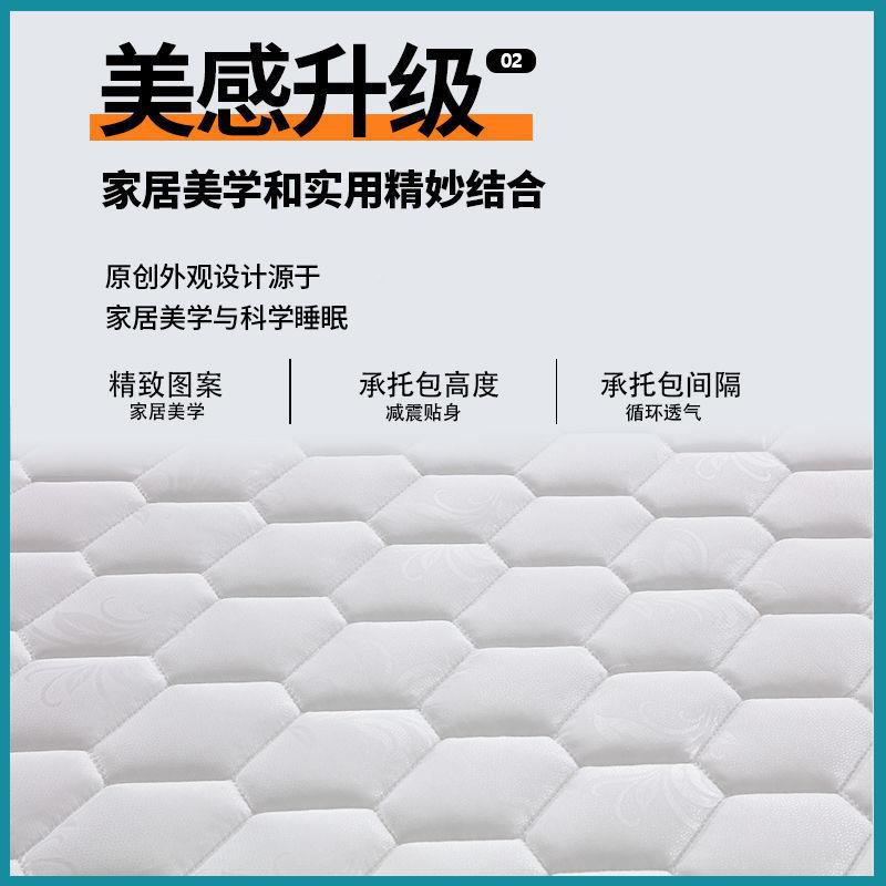 M·01】席梦思床垫家用簧床YII垫15m1.8米椰.棕加弹厚【硬软垫20c