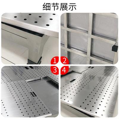 304不锈钢防滑地拖置物架地台托架化学危化品架子托盘矮架底架