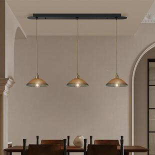 法式 餐厅吧璃台玄关过道PNY创意简约玻吊 复玻璃床头吊灯日民宿式