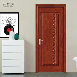 实山实木烤门办公中室现代平雕门齿接橡木全套木烤漆门隔音可做非