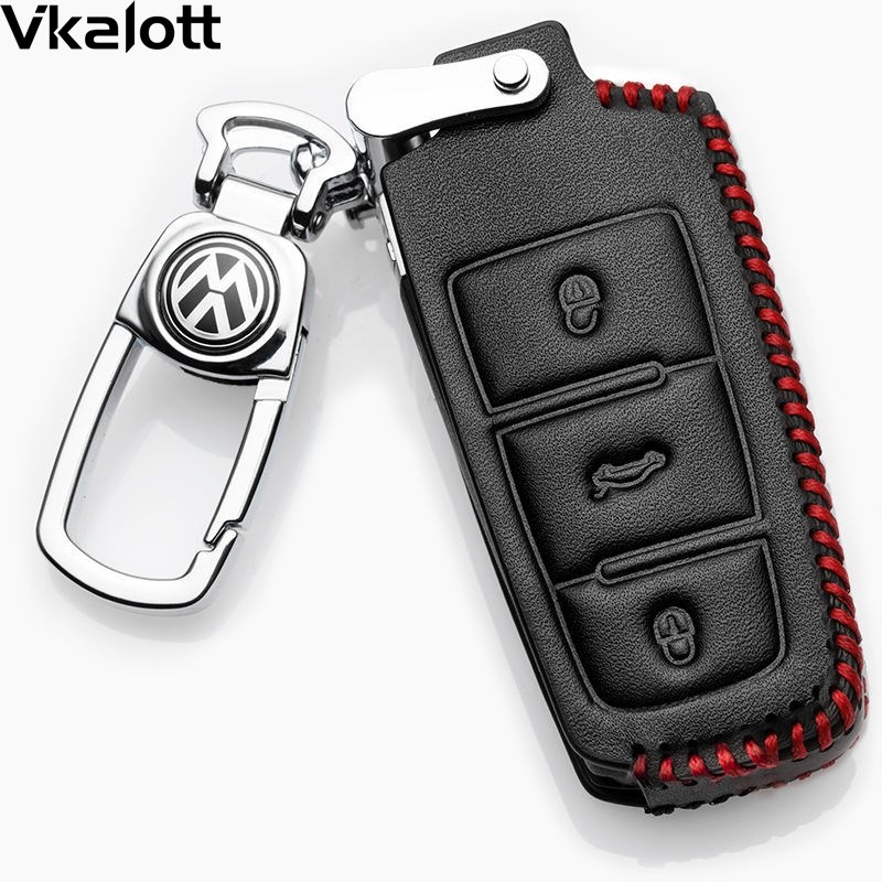 适用于一汽大众老迈腾钥匙包2016款迈腾B7CC插入式启动钥匙套