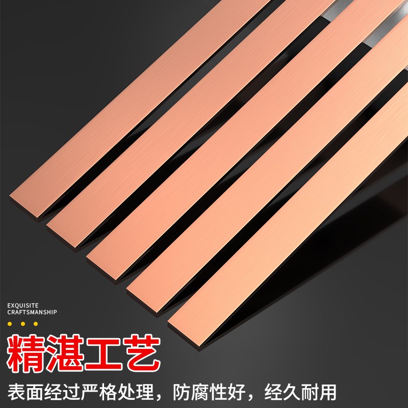 定制加工t2g接地汇流紫铜排扁条镀锡空开接线连接片母排铜条铜排