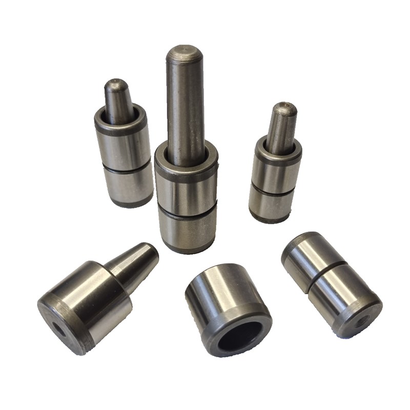 现货D10-25mm精磨橡胶硅胶吹塑模具导柱L导套比例导柱精密定位配