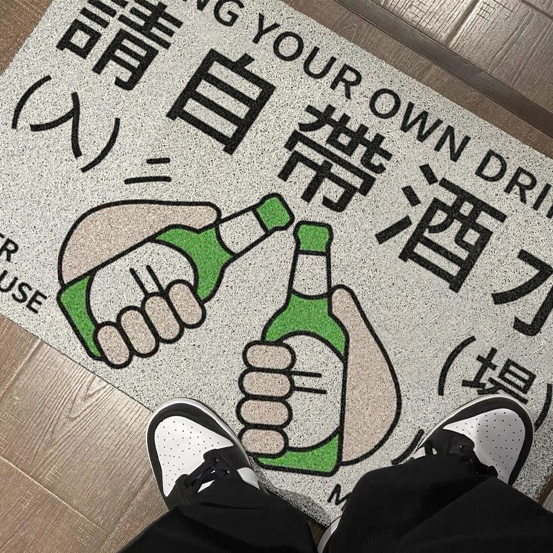 门口地垫家用卧室客厅进门入户门垫可裁剪垫子洗手间pvc地毯