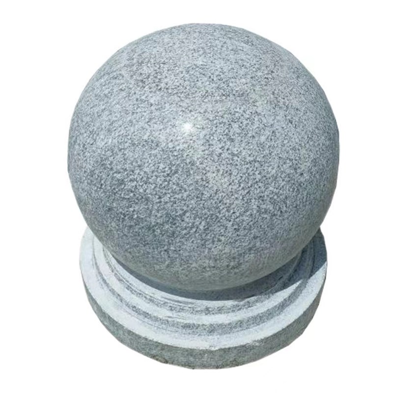 石球 路障石球 挡路挡车石头摆件 圆球广场花岗岩石球