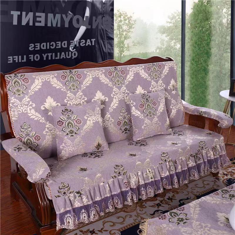 实木红木质沙发垫带靠背连体加厚中式四季防滑老式春秋椅海绵坐垫