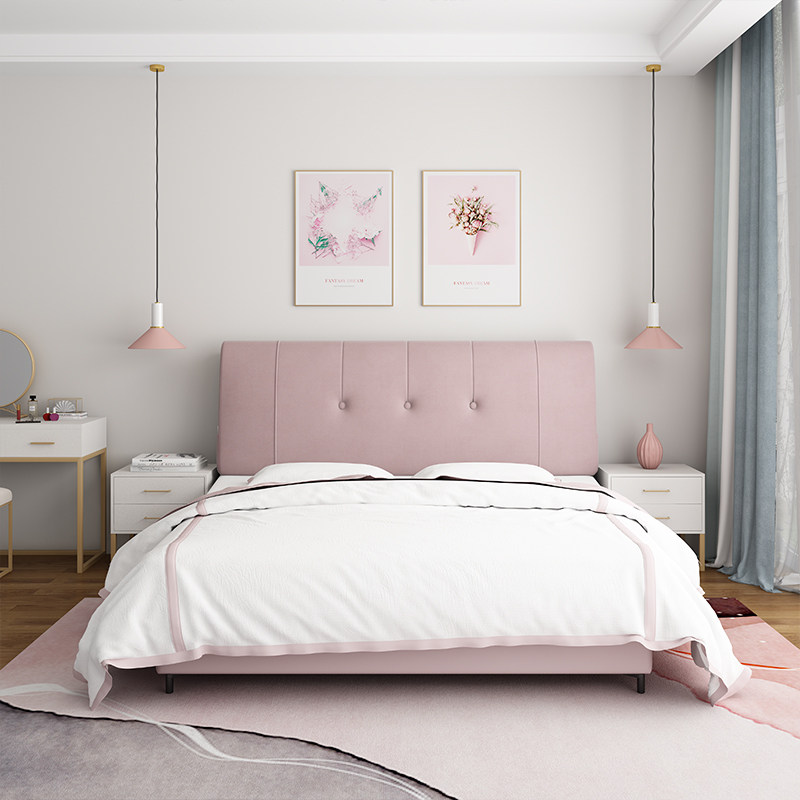 床头靠垫全包床头罩套改造卧室软包靠背海绵大靠垫可拆洗床上靠枕