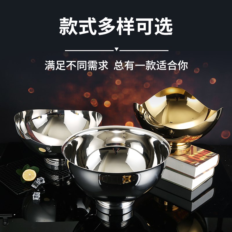 不锈钢冰桶家用啤酒香槟盆创意大号红酒冰镇桶酒吧 ktv保温冰酒盆