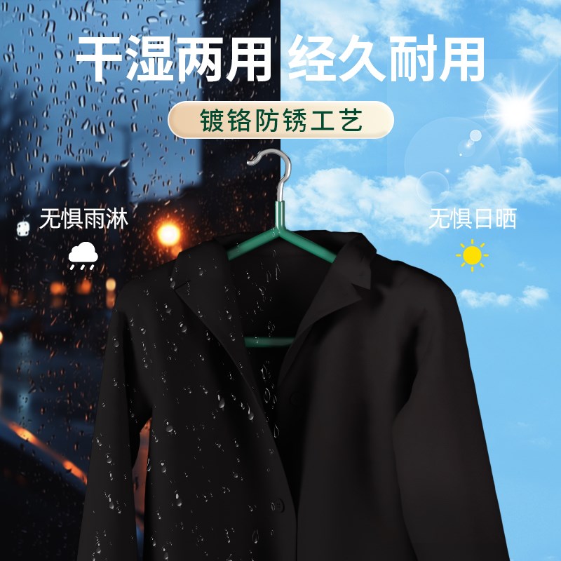 衣架家用b挂衣加粗加大防肩角宿舍用学生防滑衣撑子晒衣服挂架