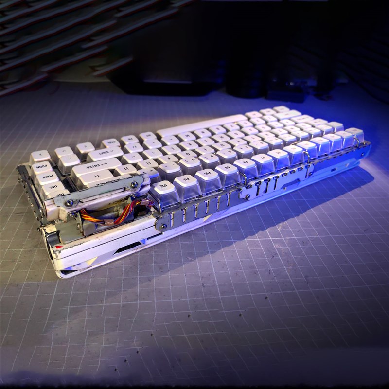 指尖文创黑白神灯五面热升华vOEM高度球帽PBT侧面透光双色注塑键